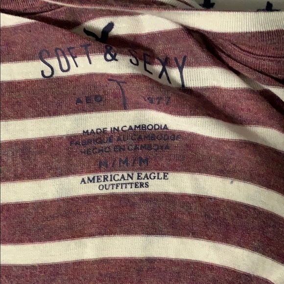 Stripped long sleeve American Eagle shirts - Picture 2 of 3